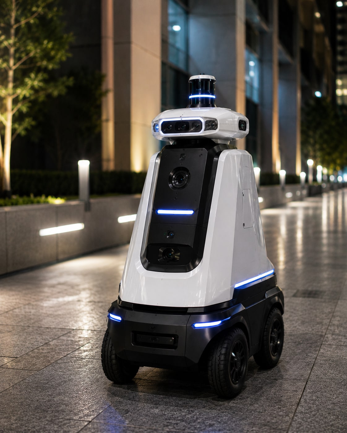 Security patrol and monitoring robots